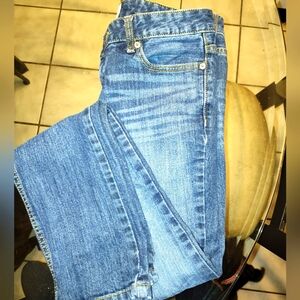 Jeans 2/$10 Aeropostale bayla skinny jeans Sz 1/2 regular
